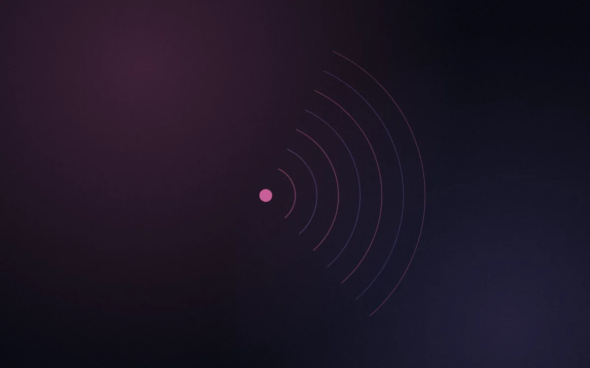Stealth Interview — abstract cover art of listening arcs